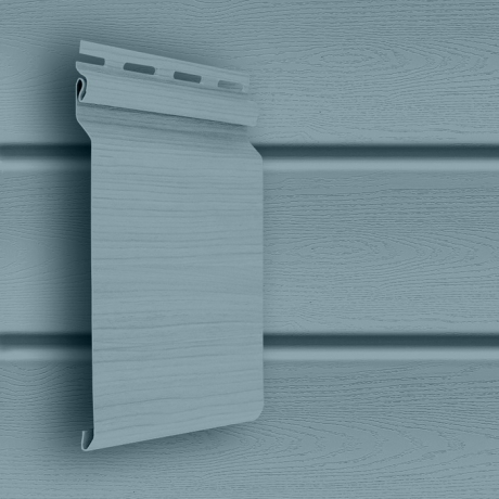 Сайдинг Natural-брус Grand Line Tundra Голубой